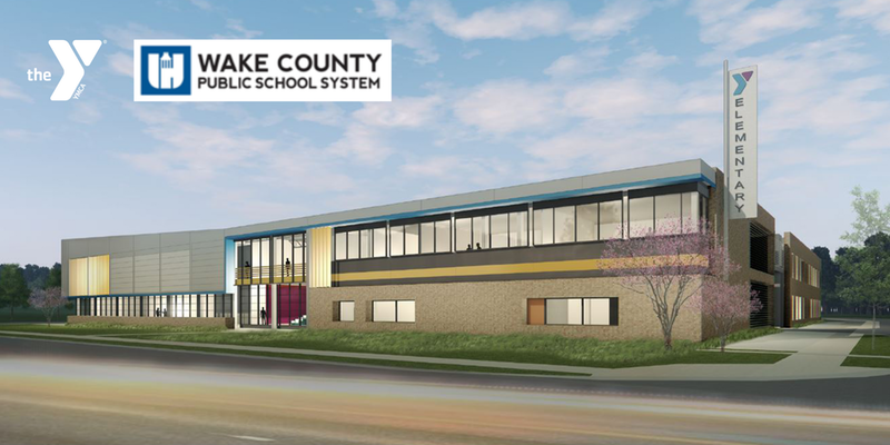 Rendering of the proposed combination YMCA and a PreK-5 school planned for Southeast Raleigh.
